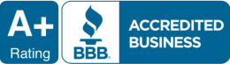 A+ Rating: BBB Accredited Business